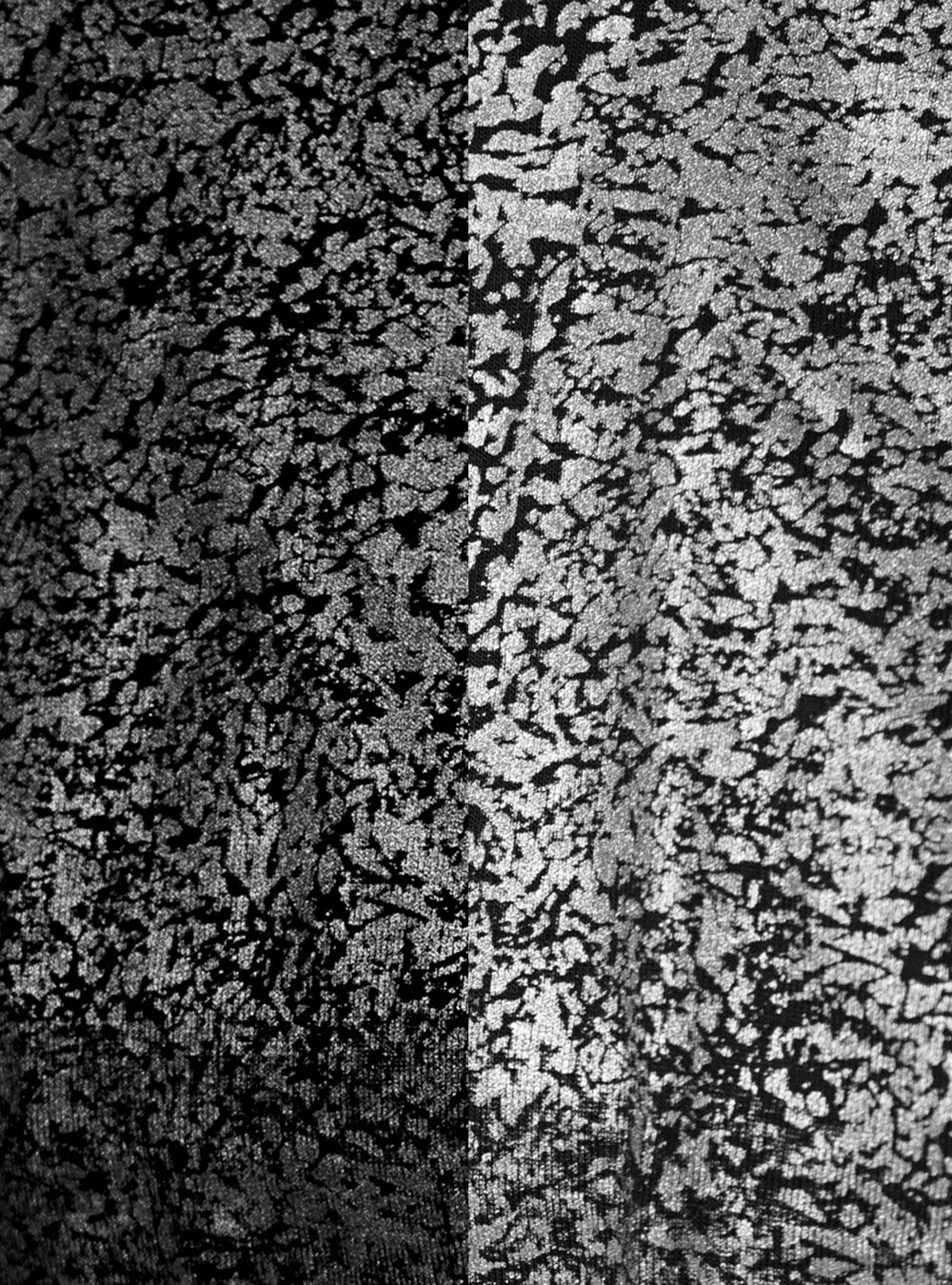 nocture-black-silver-print-close-up-vegan-leather | HybridPunkBerlin
