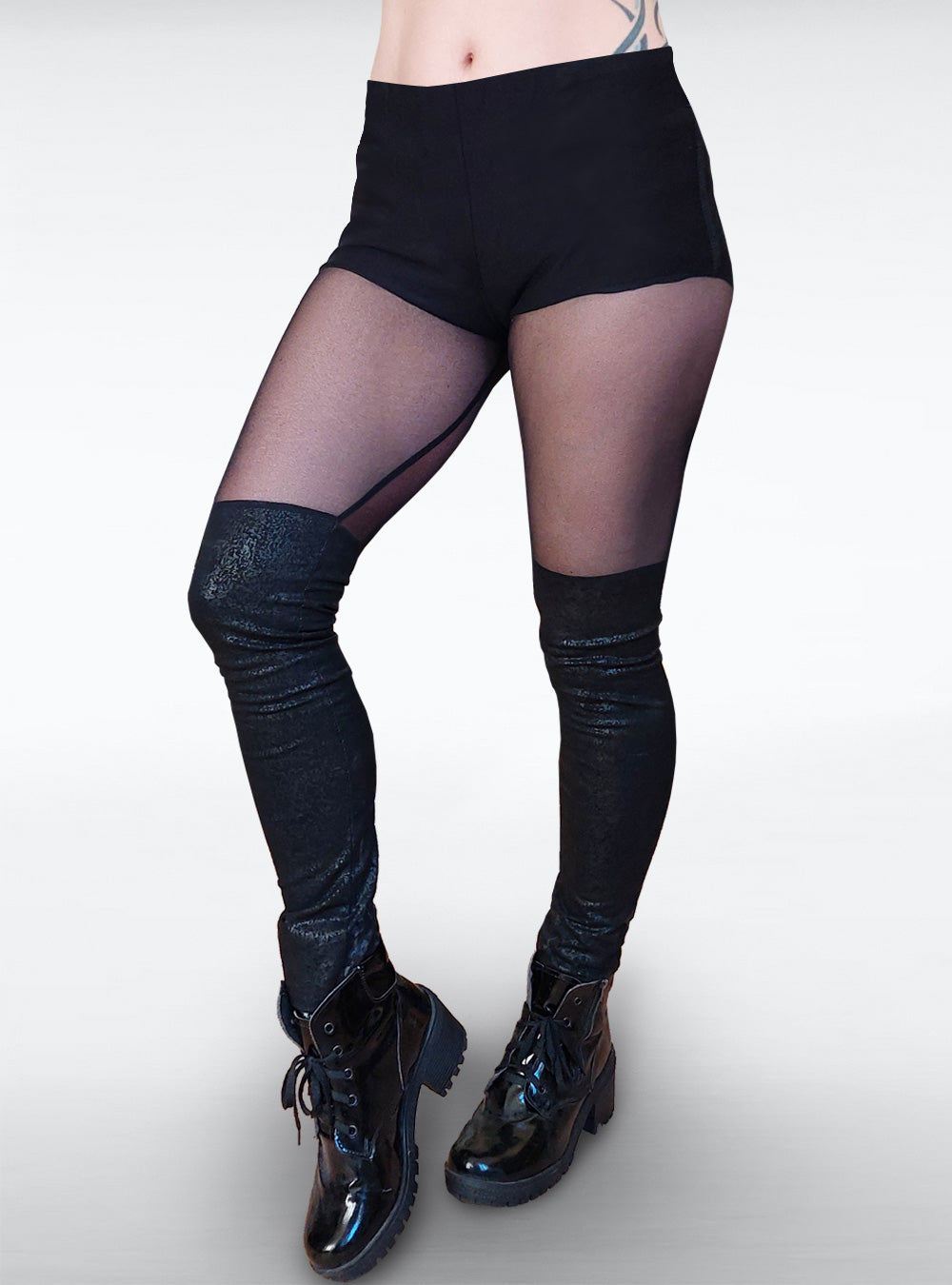 overknee-mesh-legging-women-black-hpb | HybridPunkBerlin