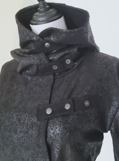 Tribu Hooded Cleather Women