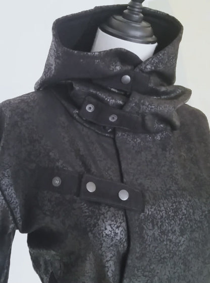 Tribu Hooded Cleather Men