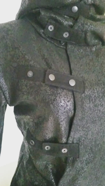 gothic jacket close up video
