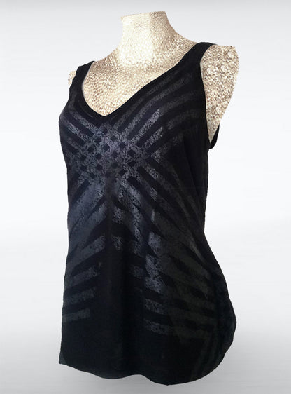 silou-top-women-black-sleeveless-tank | HybridPunkBerlin