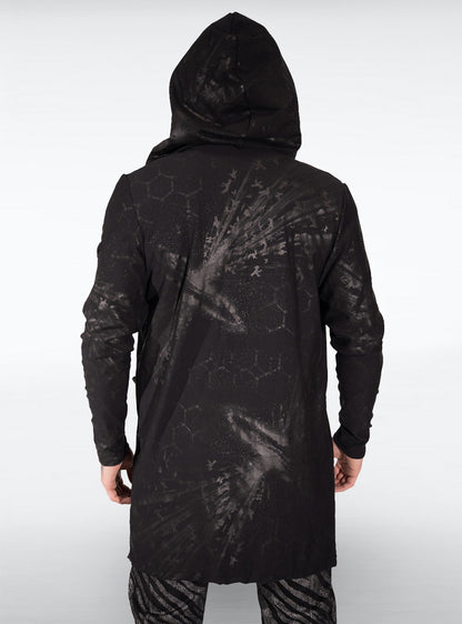 stardust-hoodie-men-black-on-black | HybridPunkBerlin