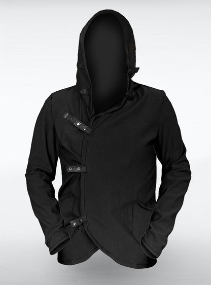 tribu-hoodie-men-black-cyberpunk-hpb | HybridPunkBerlin
