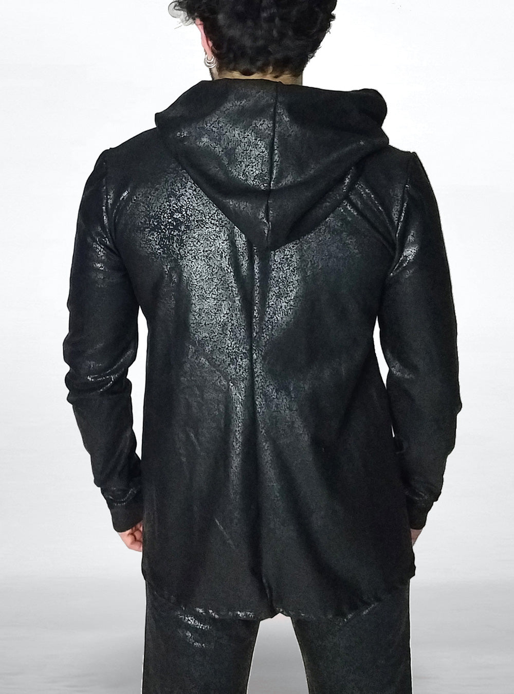 tridu-nocture-hoddie-men-vegan-leather-cyberpunk-back | HybridPunkBerlin