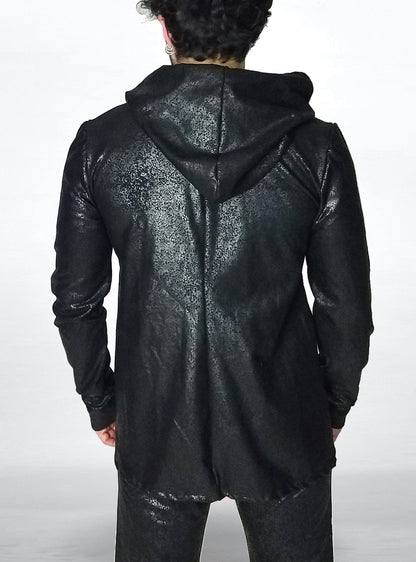 tridu-nocture-hoddie-men-vegan-leather-cyberpunk-back | HybridPunkBerlin