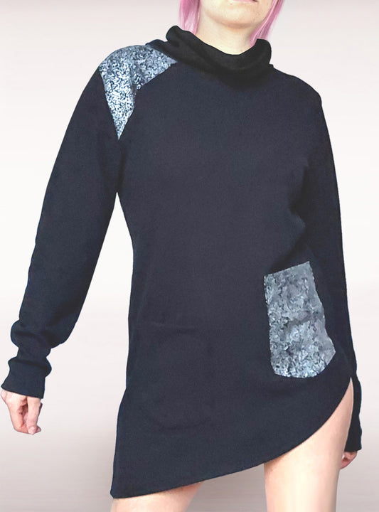 Knitted Turtle Neck Pullover Woman