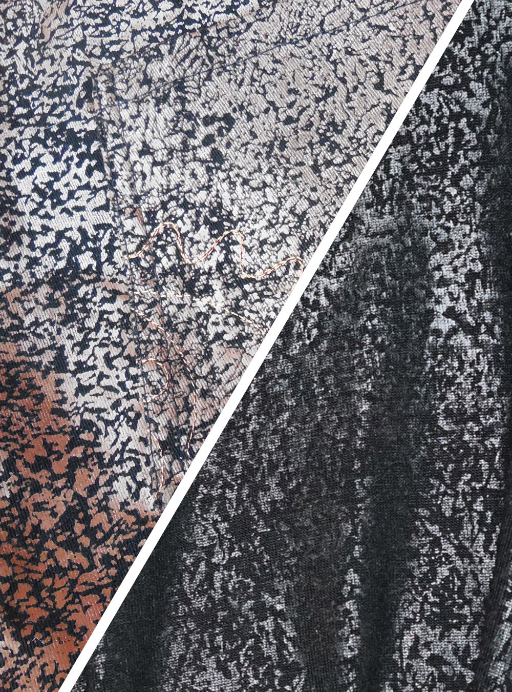 vegan-leather-cotton-nocture-close-brown-black | HybridPunkBerlin