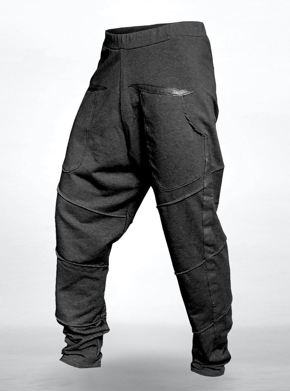 yoga-pants-unisex-baggy-black-wide-sweat | HybridPunkBerlin