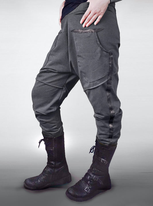 yogui-comfort-pants-unisex-anthracite-sweat | HybridPunkBerlin