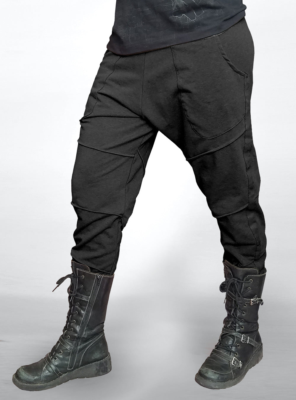 yogui-comfort-pants-unisex-black-hpb | HybridPunkBerlin