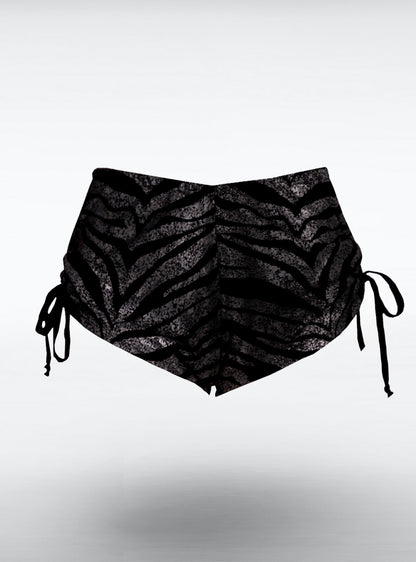 zebra-shorts-black-on-black-gothic-summer | HybridPunkBerlin