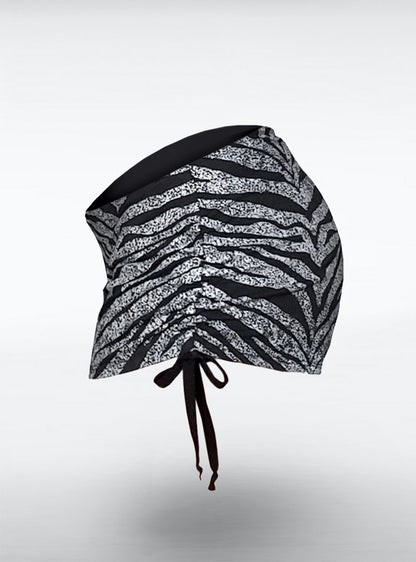 zebra-stripes-shorts-silver-side | HybridPunkBerlin